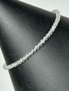 Faceted White Topaz Bracelet - #1