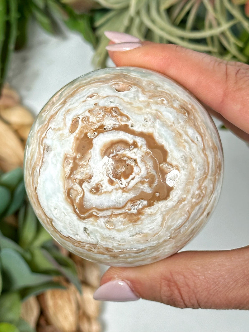 Caribbean Calcite Sphere - #3