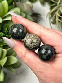 Kambaba Jasper Mini Spheres - Heart Chakra - No. 33