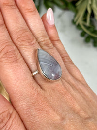 Botswana Agate Ring - #1