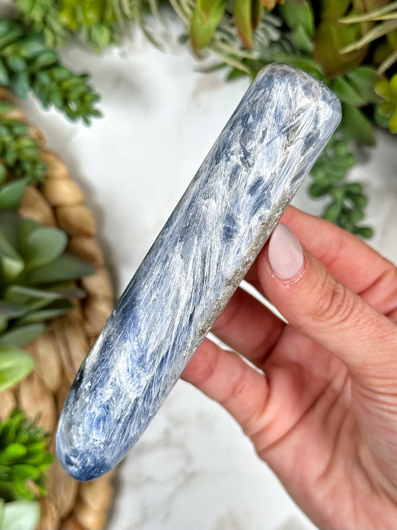 Blue Kyanite Wand - #1