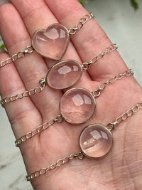 Rose Quartz Bracelets - Heart Chakra - No. 72