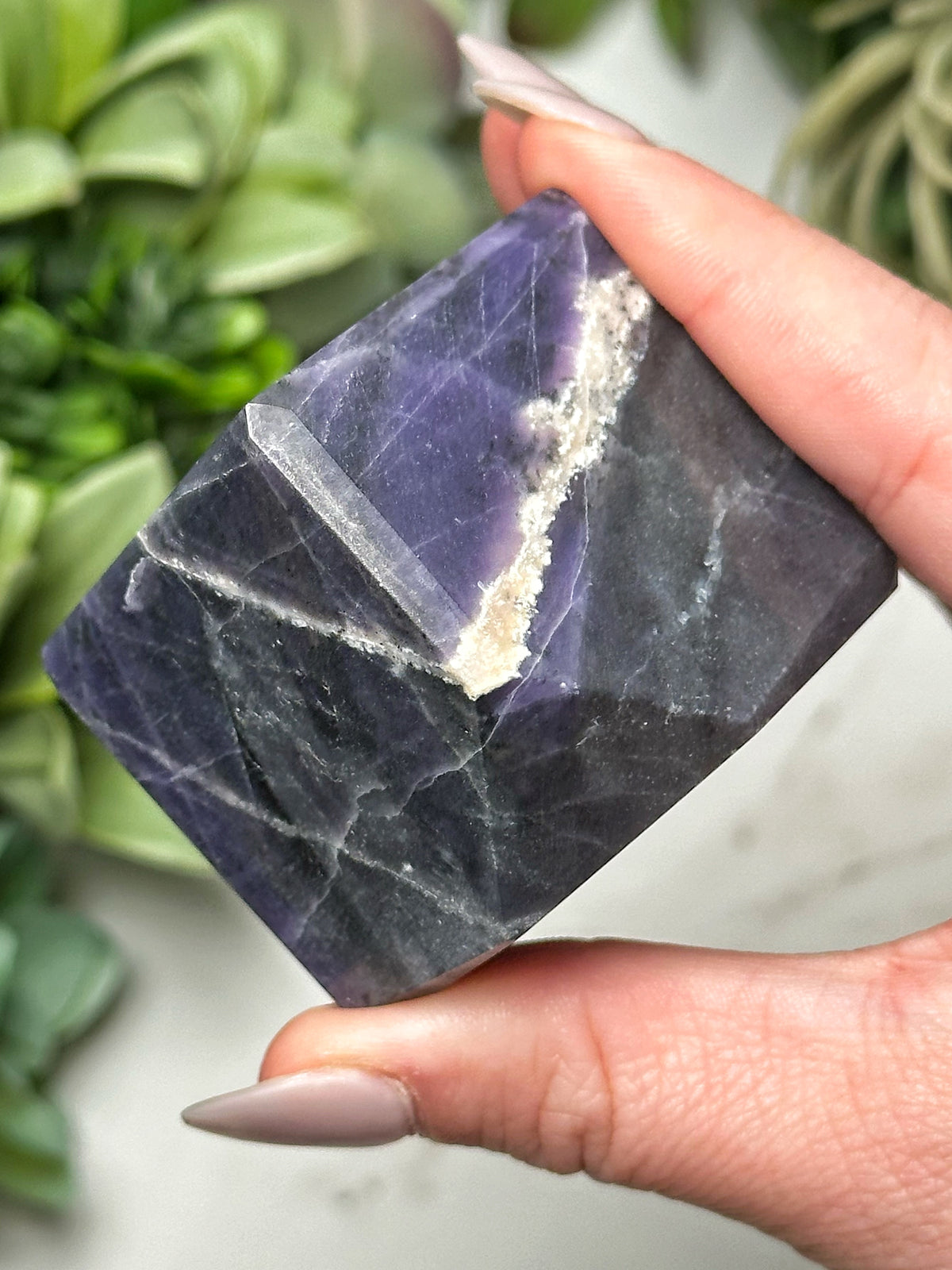 Purple Opal Cube - #9