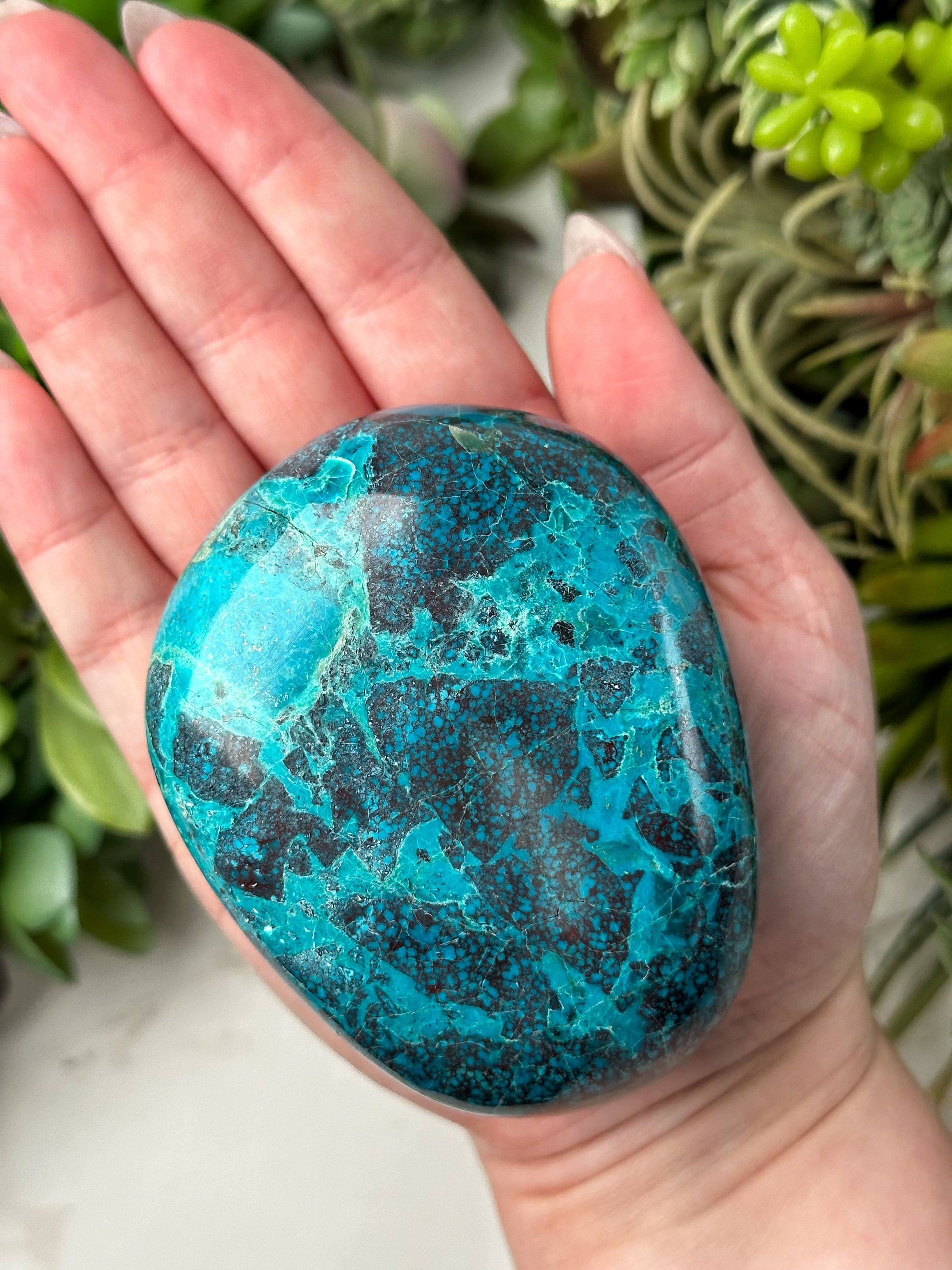 Chrysocolla Palmstone - #10