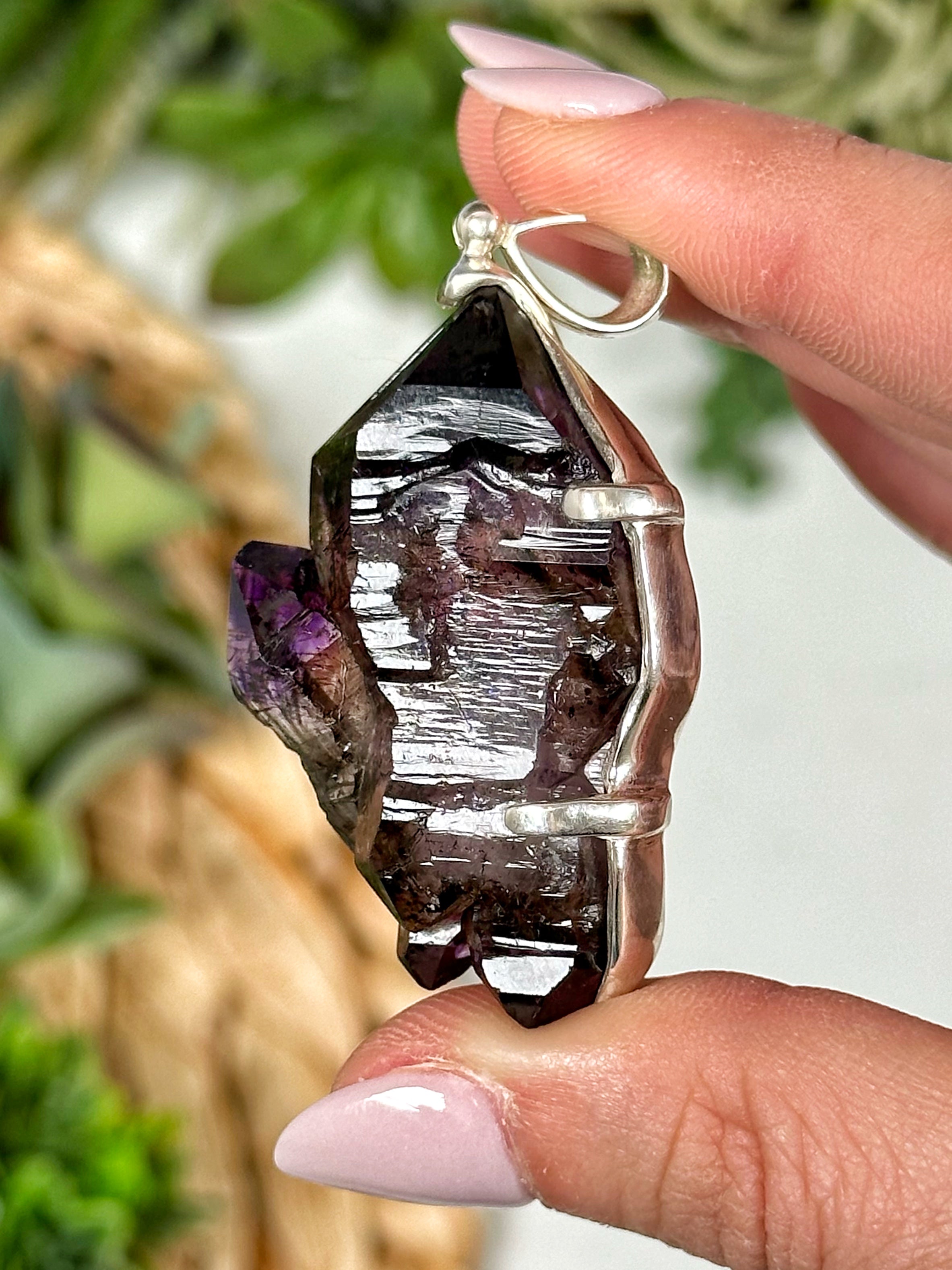 Brandberg Amethyst Pendant - #1