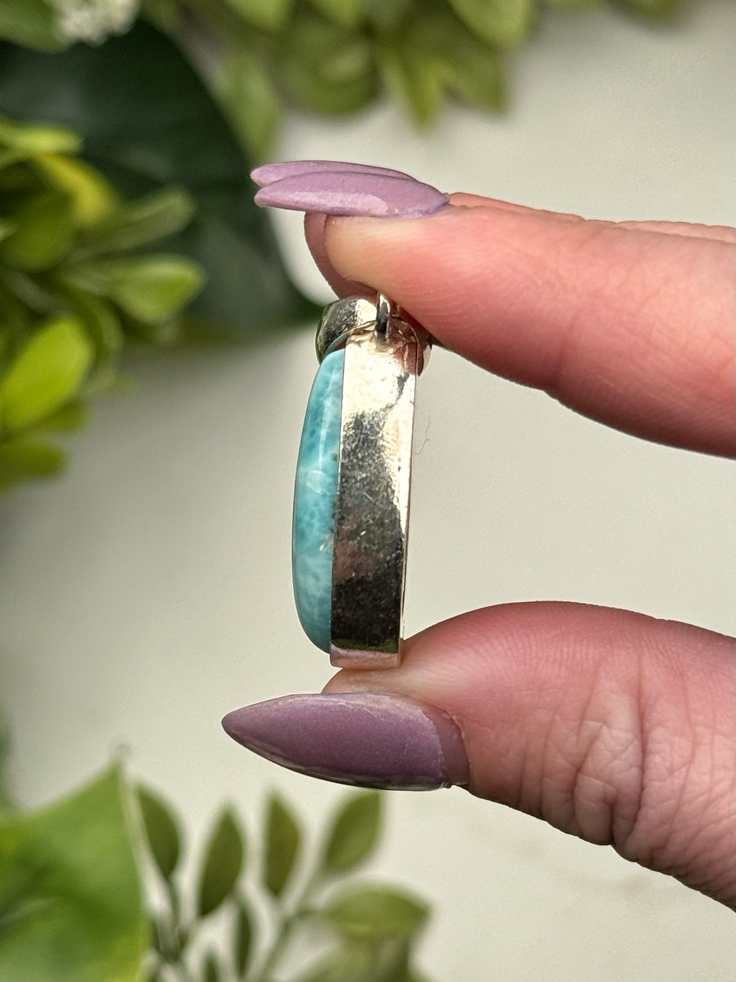 Larimar Pendant - #7