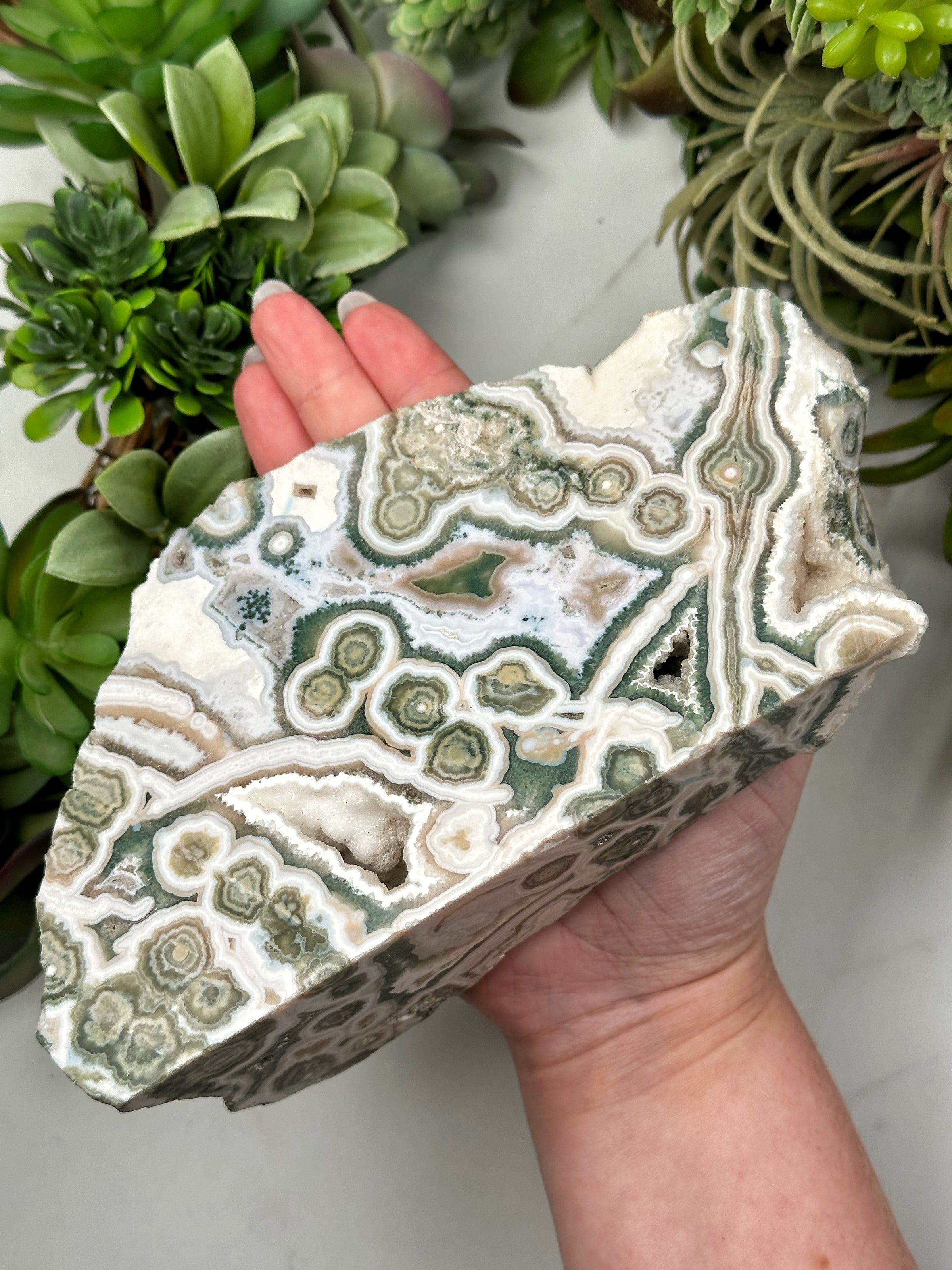 Druzy Ocean Jasper Chunk - #1