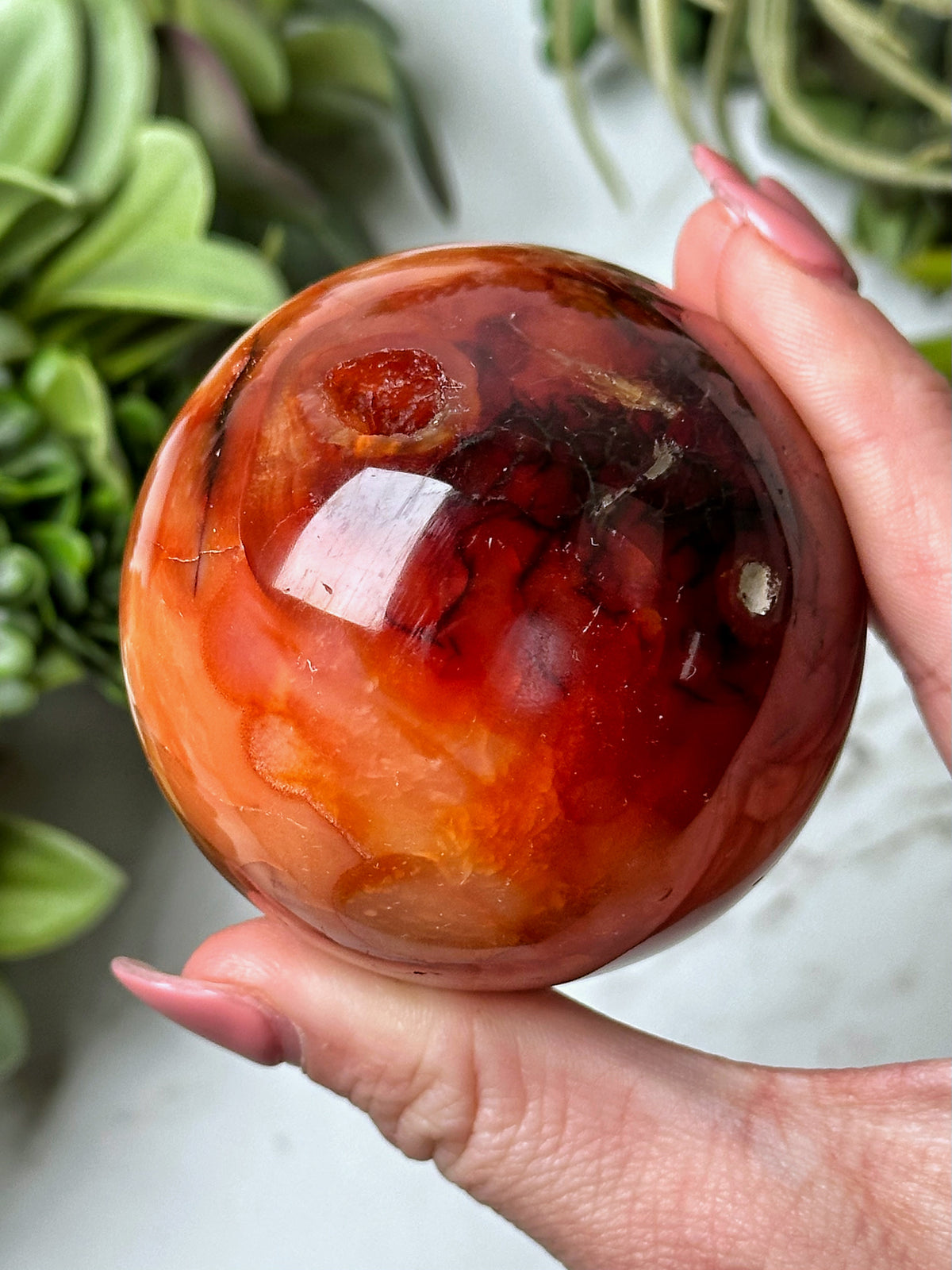 Carnelian Sphere - #11