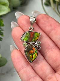 Ammolite Pendant - #4
