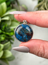 Shattuckite Pendants - Third-Eye & Throat Chakra - No. 57