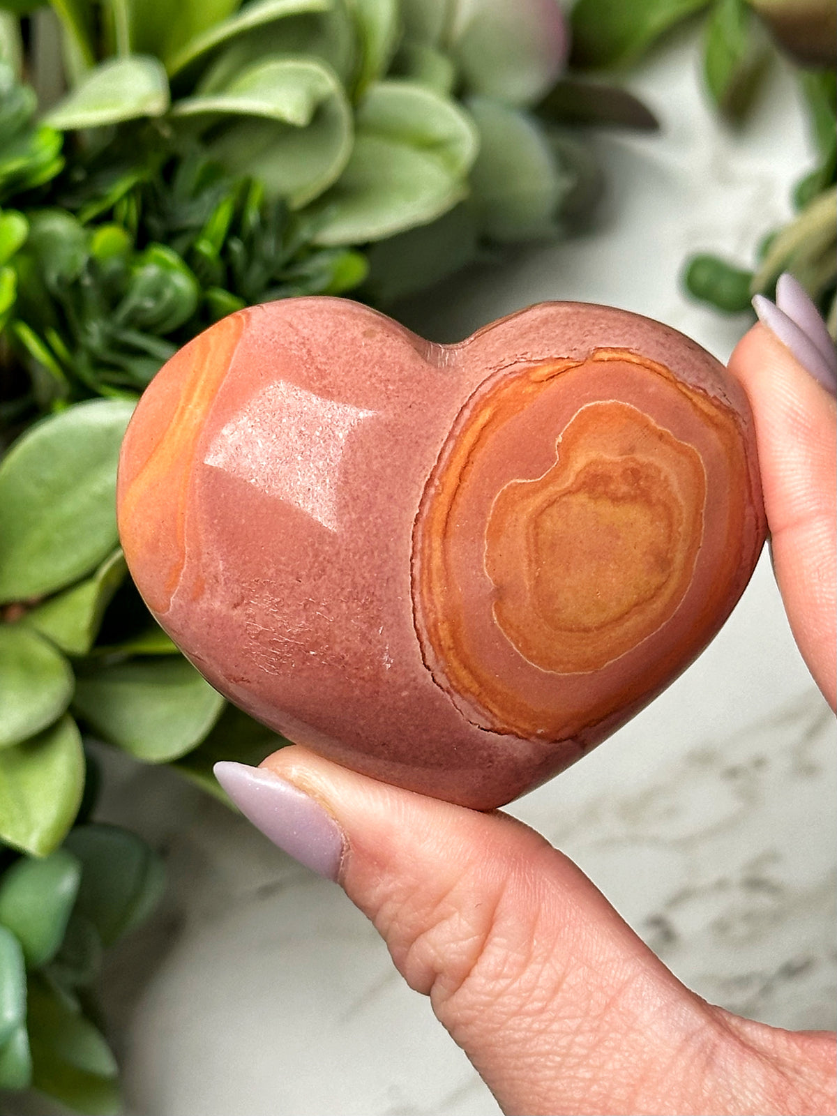 Polychrome Jasper Heart - #13
