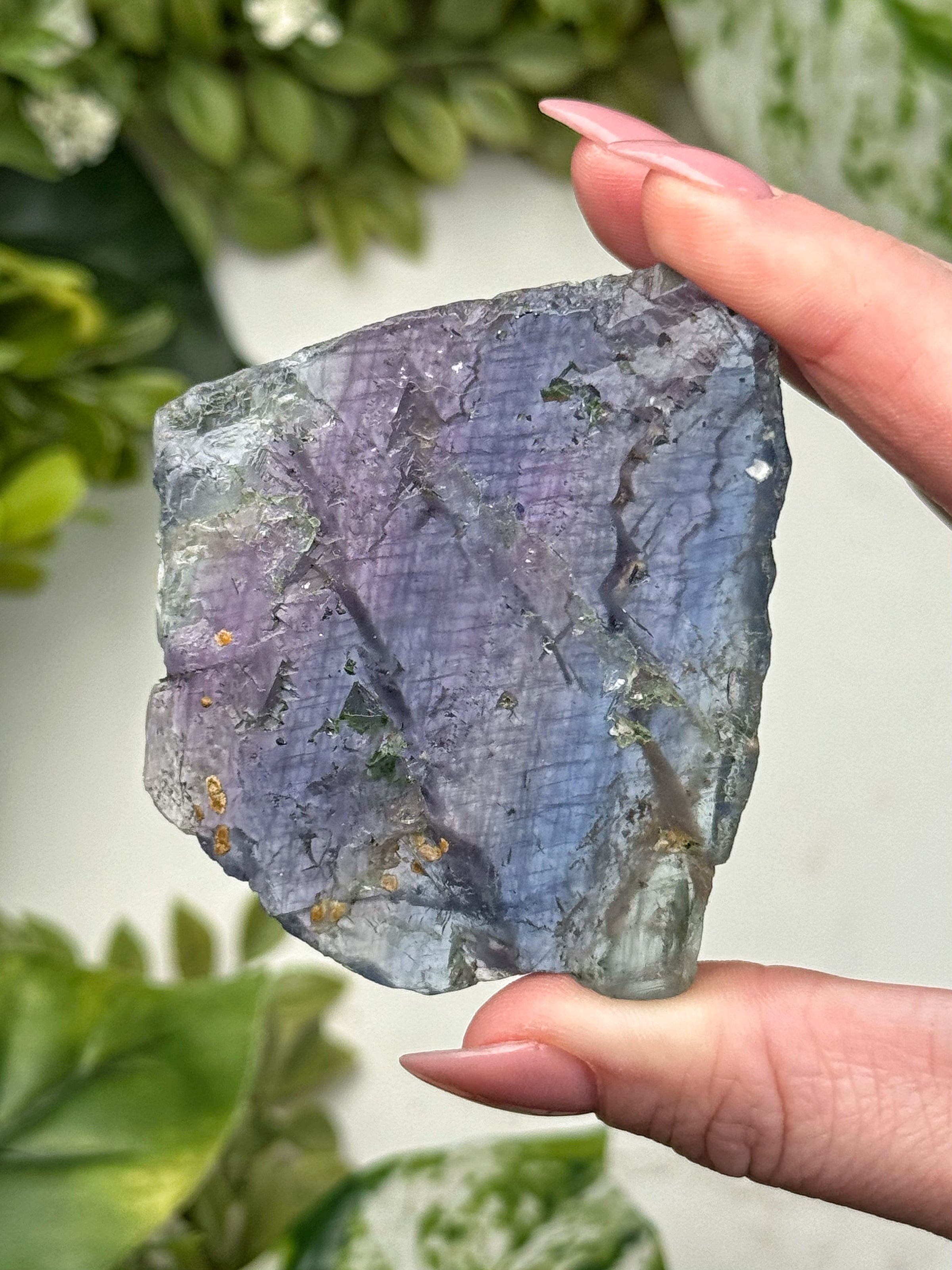 Phantom Fluorite Slab - #11
