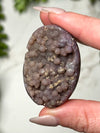 Grape Agate Palmstone - #14