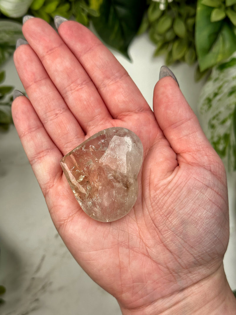 UV Reactive Amethyst Heart - #5