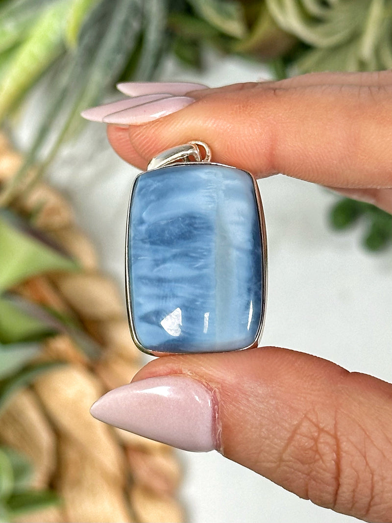 Owyhee Blue Opal Pendant - #1