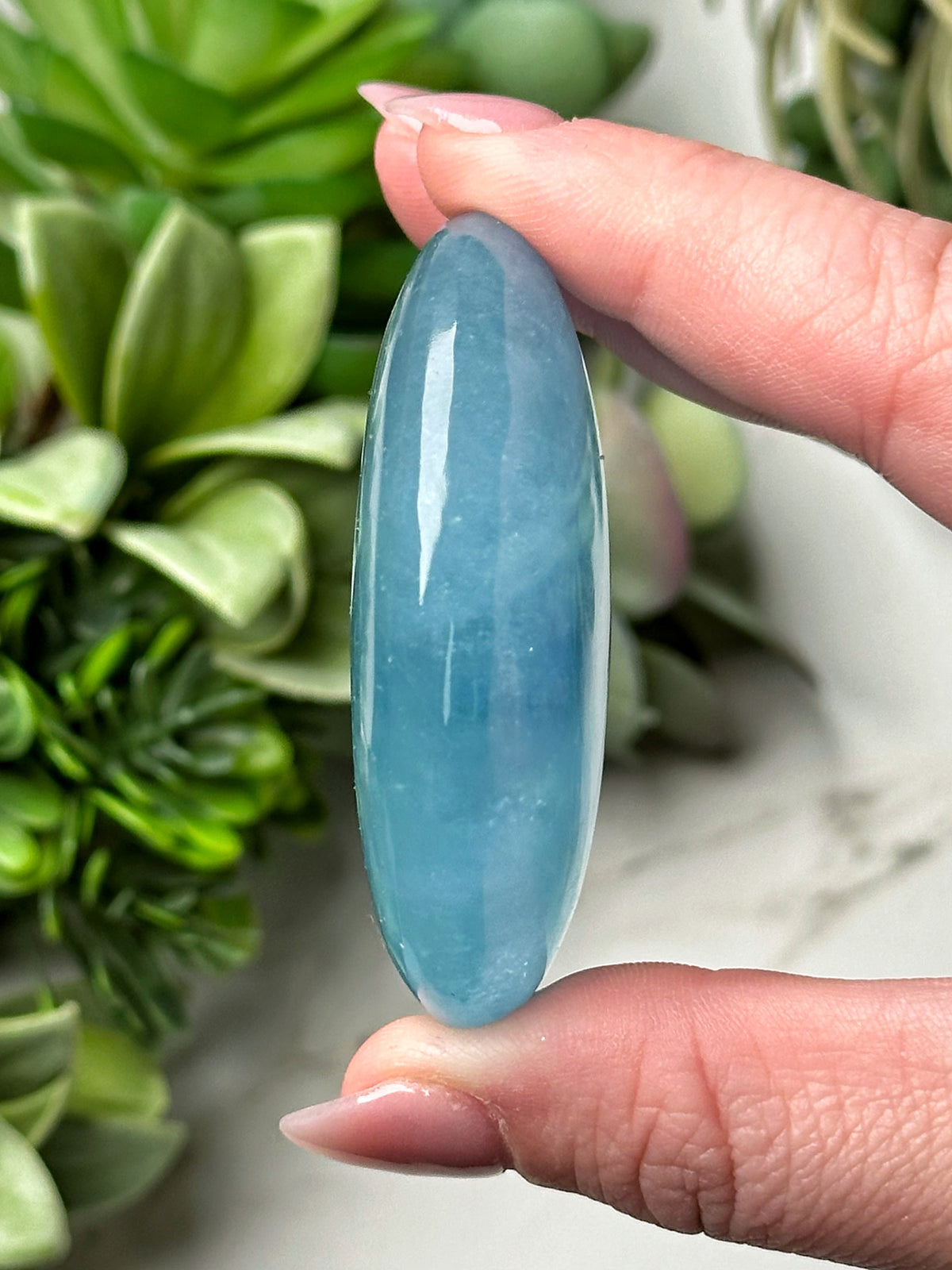 Aquamarine Palmstone - #4