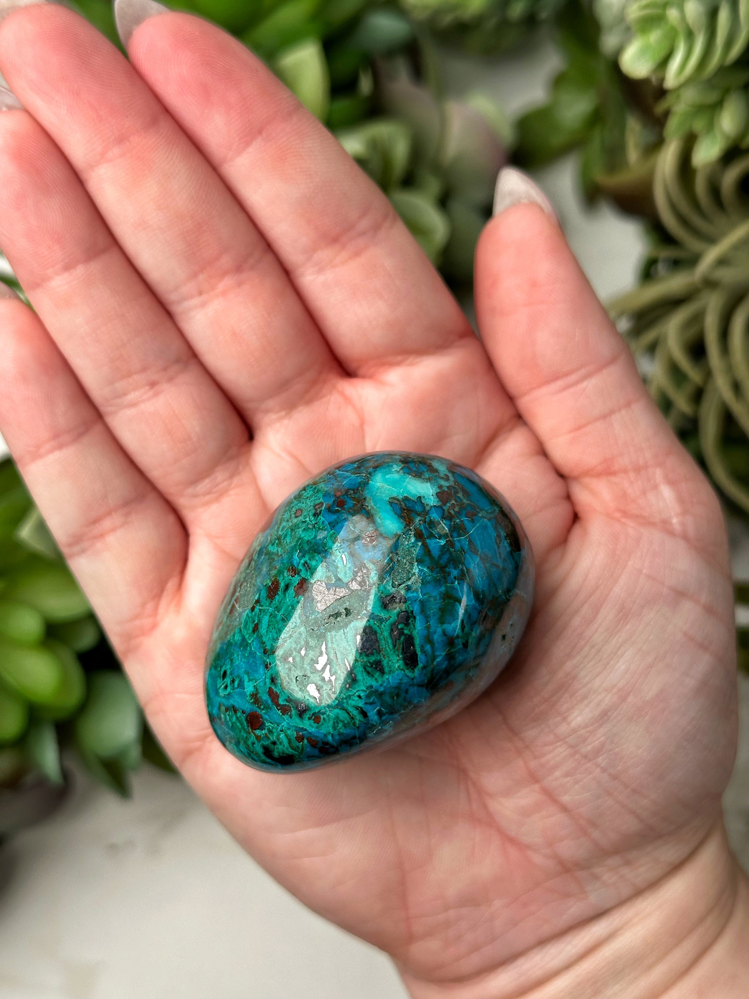 Chrysocolla Palmstone - #13