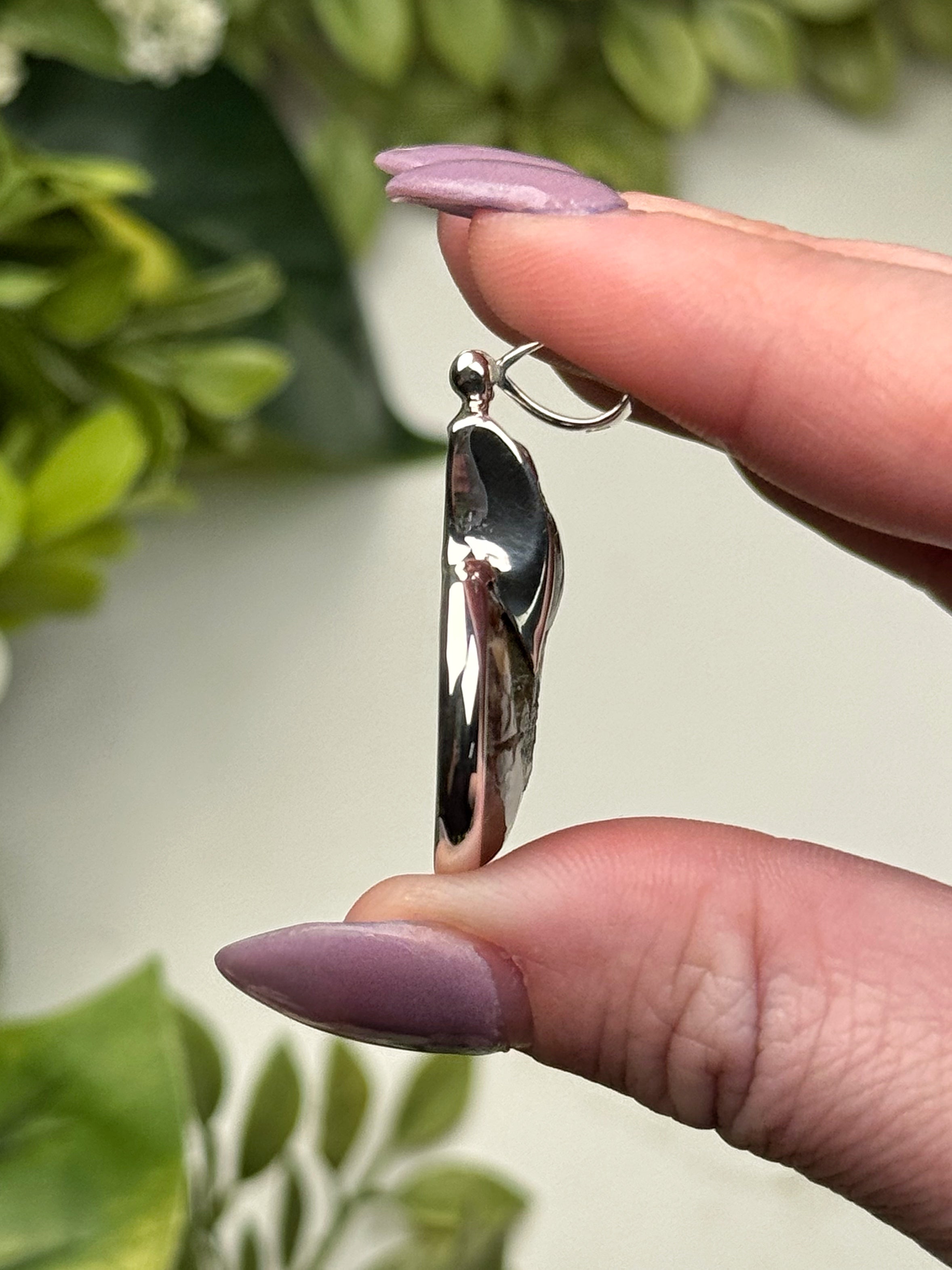 Sugilite Ammonite Inlay Pendant - #2