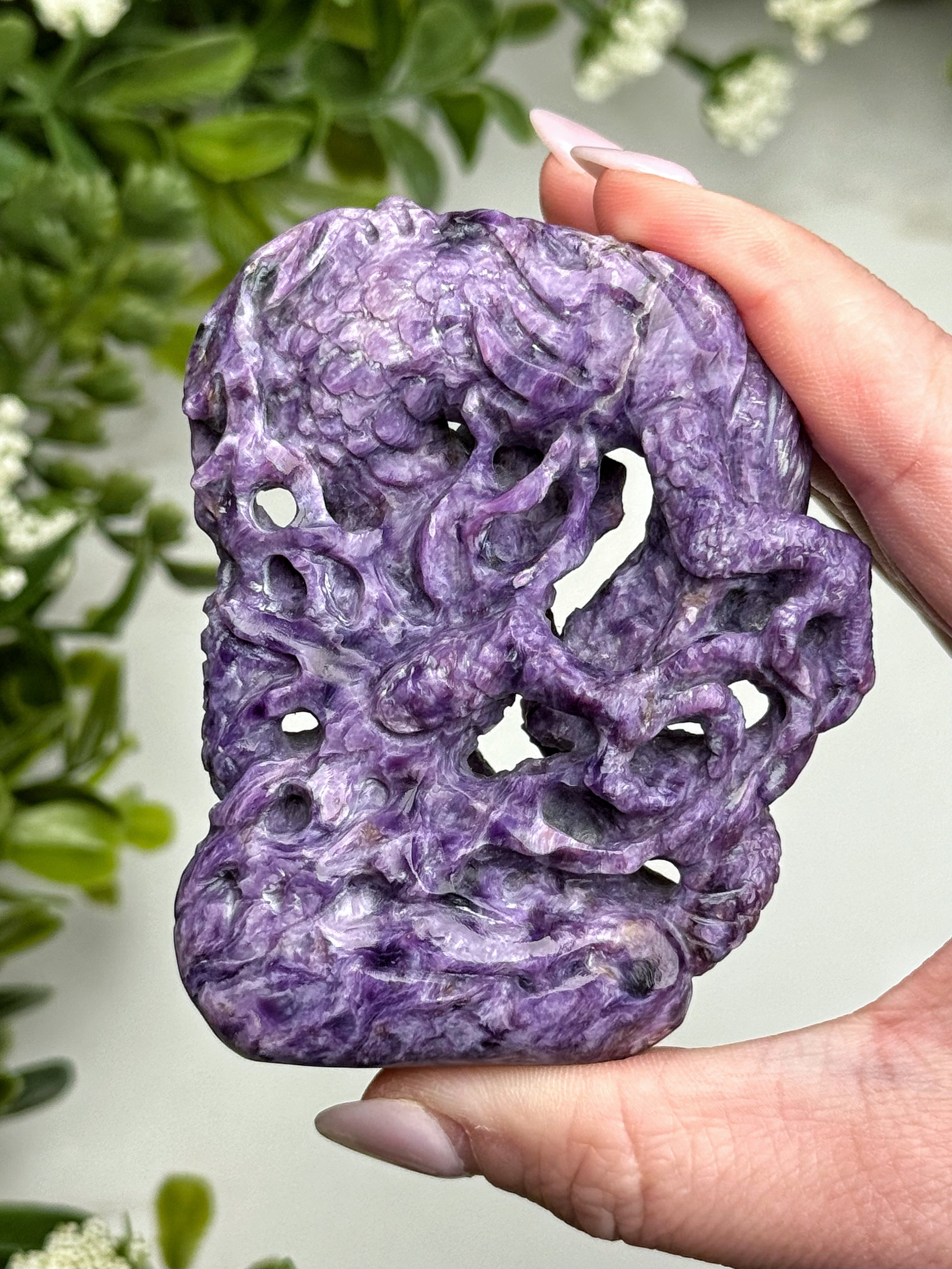 Charoite Dragon - #1
