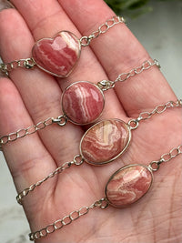 Rhodochrosite Bracelets - Heart Chakra - No. 71