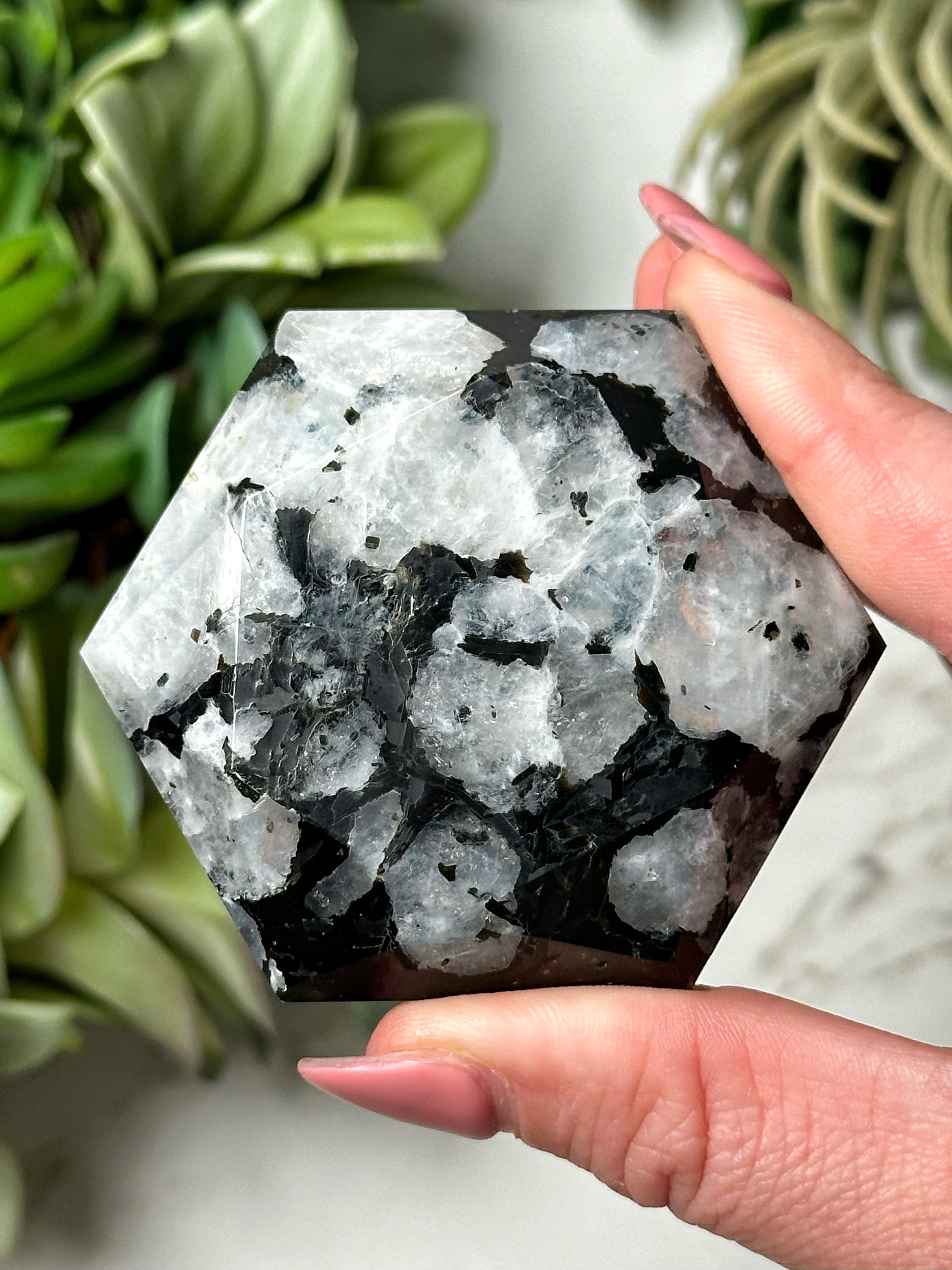 Moonstone Hexagon - #8