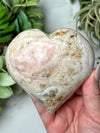 Pink Opal Heart - #6