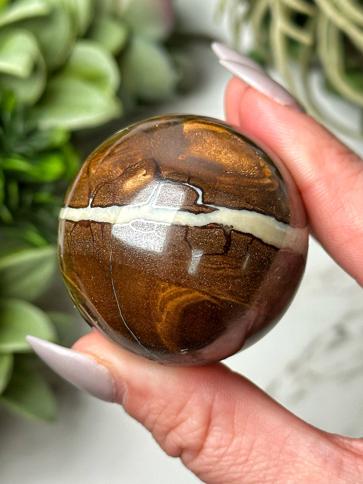 Boulder Opal Sphere - #2