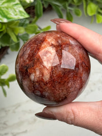 Fire Quartz Sphere - #14