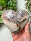 Pink Opal Heart - #7