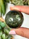 Green Amphibole Sphere - #2