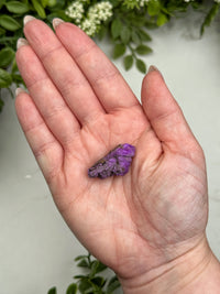 Fibrous Raw Sugilite - #8