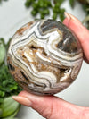 Crazy Lace Agate Sphere - #4