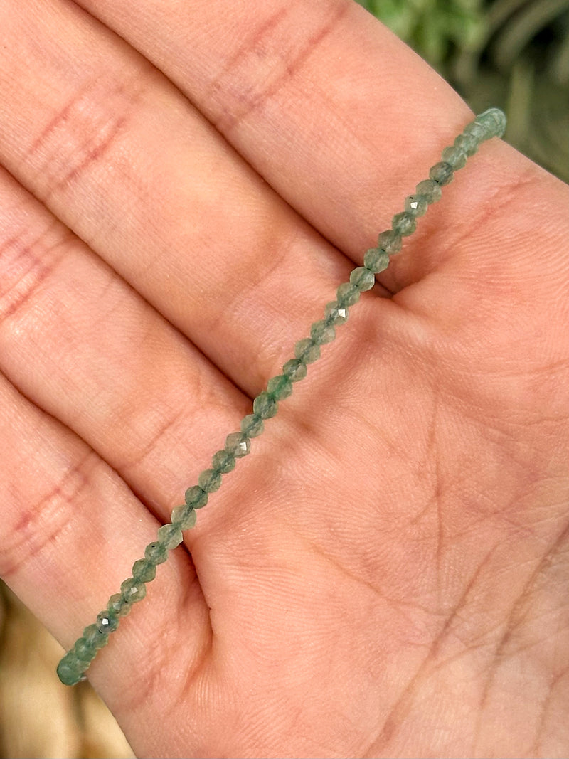 Faceted Green Aventurine Bracelet - #1