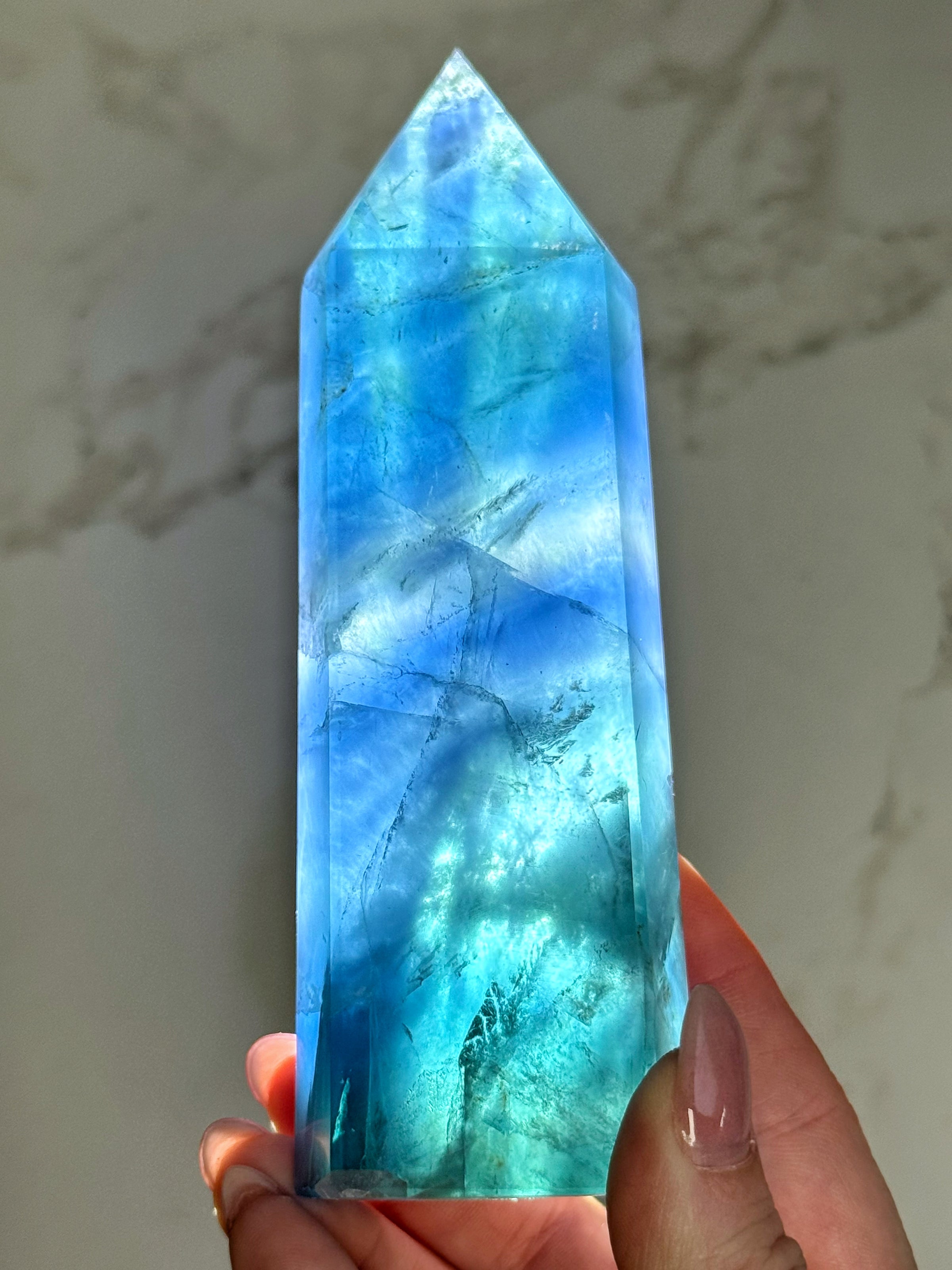Fluorite Point - #12
