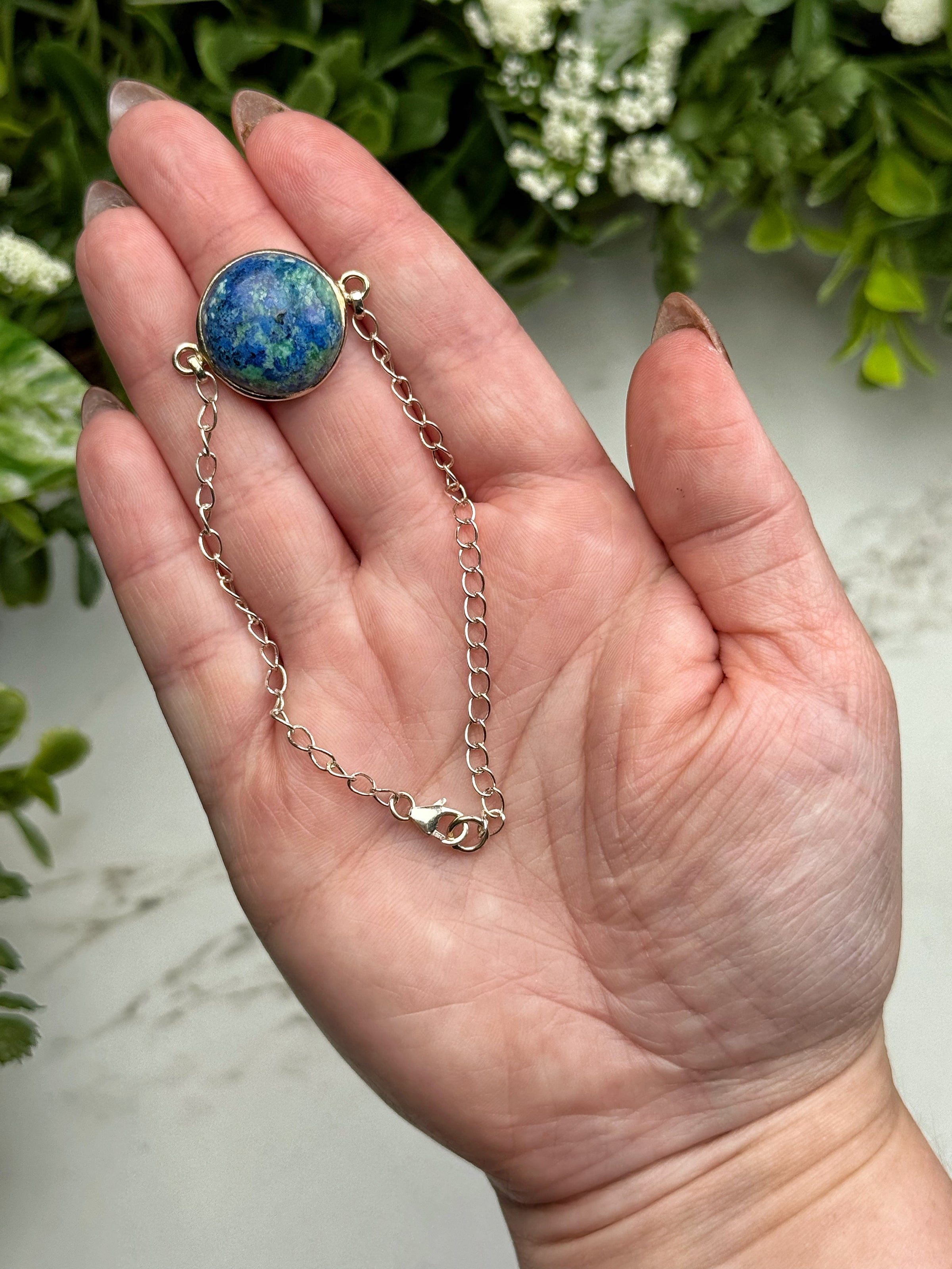 Azurite Bracelets - Third-Eye & Crown Chakras - No. 75
