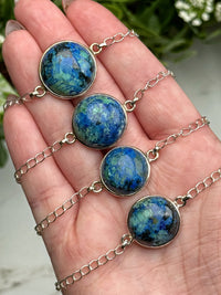Azurite Bracelets - Third-Eye & Crown Chakras - No. 75