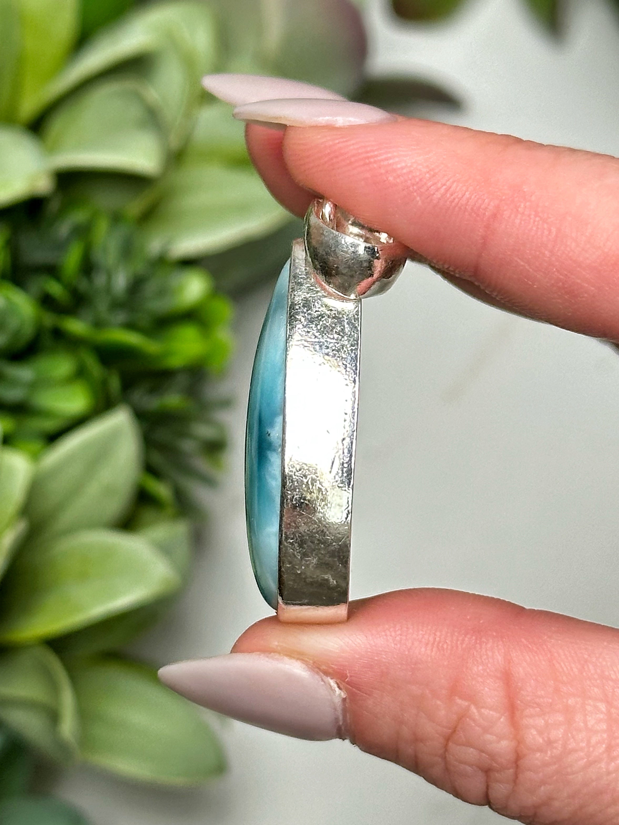 Larimar Pendant - #7