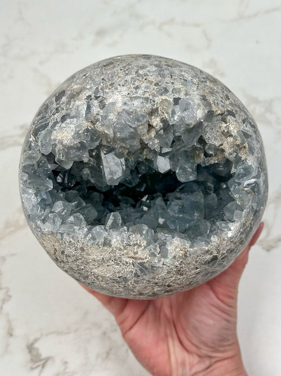 Celestite Sphere - #1