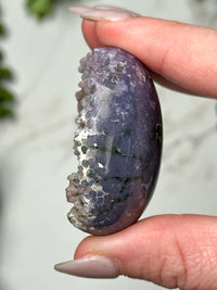 Grape Agate Palmstone - #15