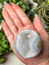 Druzy Blue Lace Agate Sphere - #7