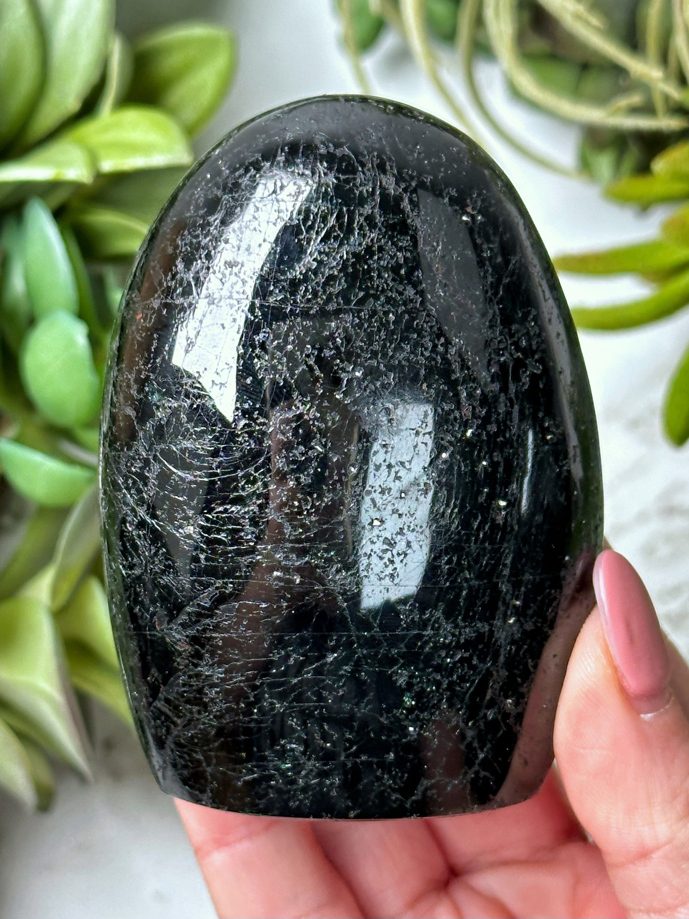 Black Tourmaline Freeform - #11