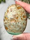 Green Smithsonite Palmstone - #12