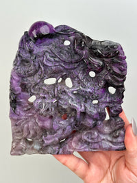 Sugilite Dragon Carving - #1