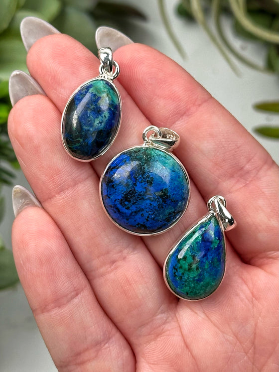 Azurite Pendants - No. 60