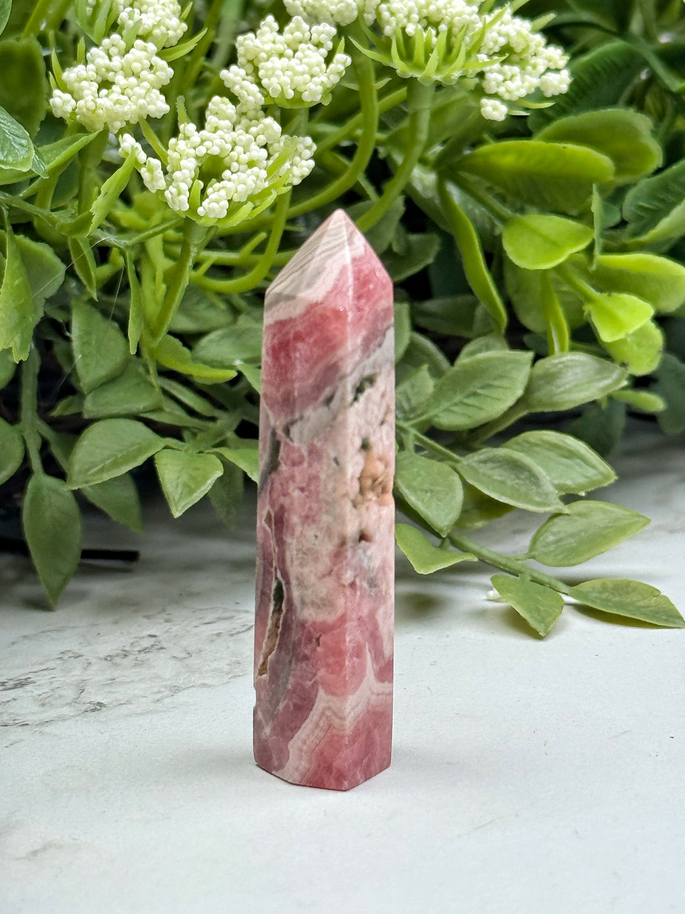 Rhodochrosite Point - #12