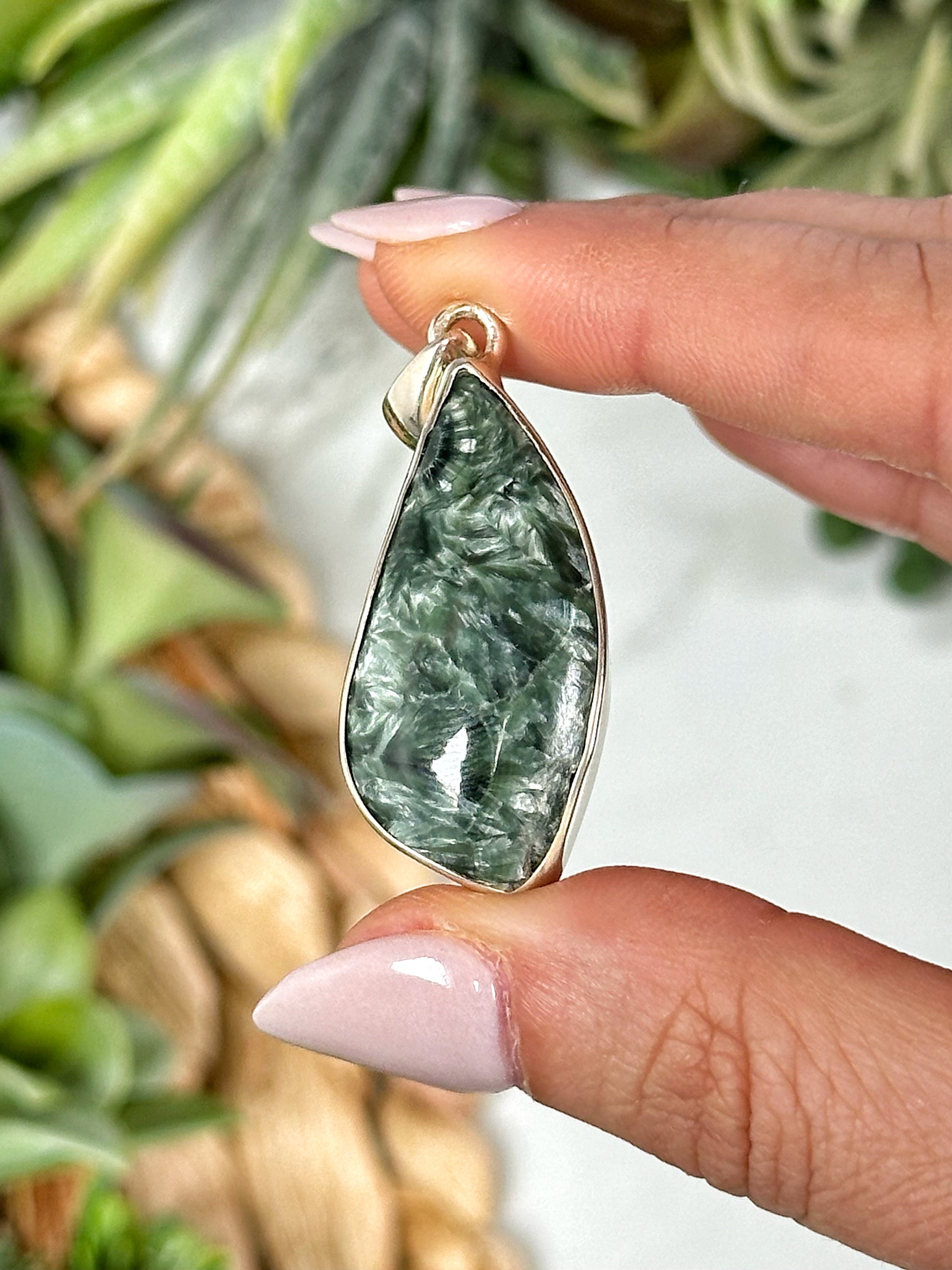 Seraphinite Pendant - #2