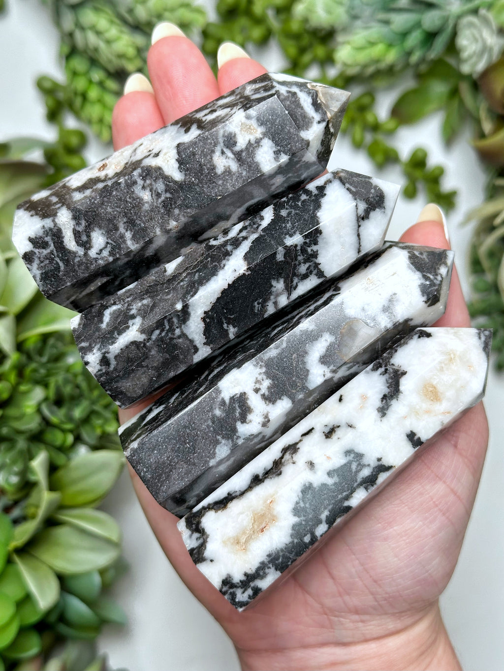 Zebra Jasper Points - Root Chakra - Intuitively Selected ...
