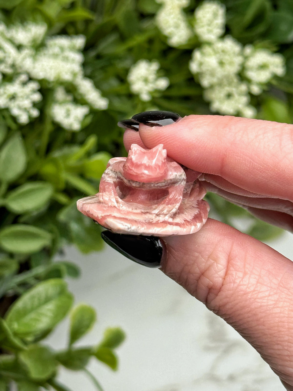 Rhodochrosite Frog - #4