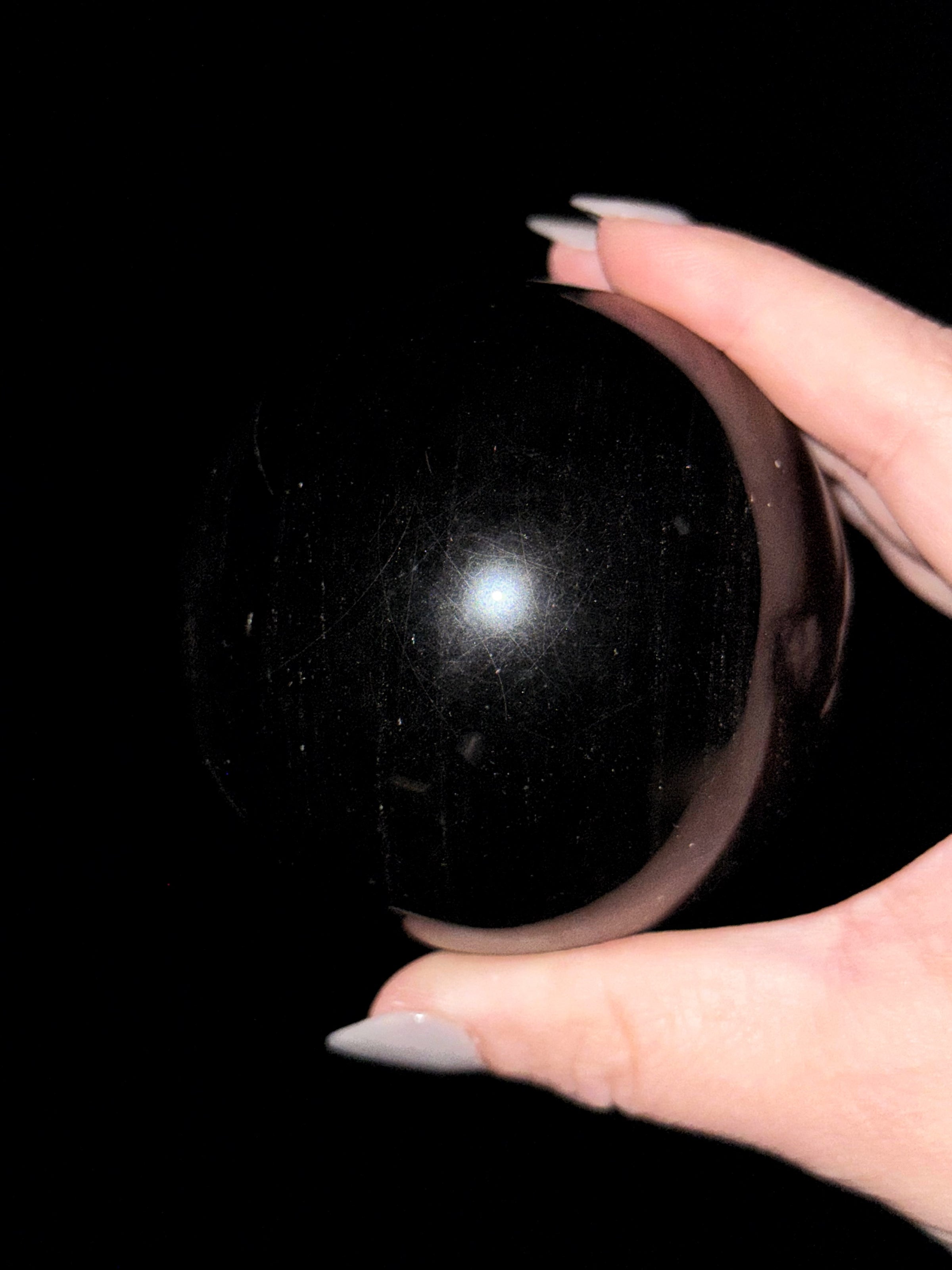 Silver Sheen Obsidian Sphere - #3