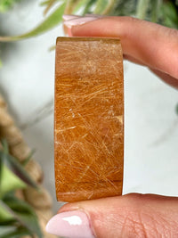 Copper Golden Rutilated Quartz Disc - #1